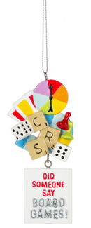 Game Night Ornament - Board Games - The Country Christmas Loft