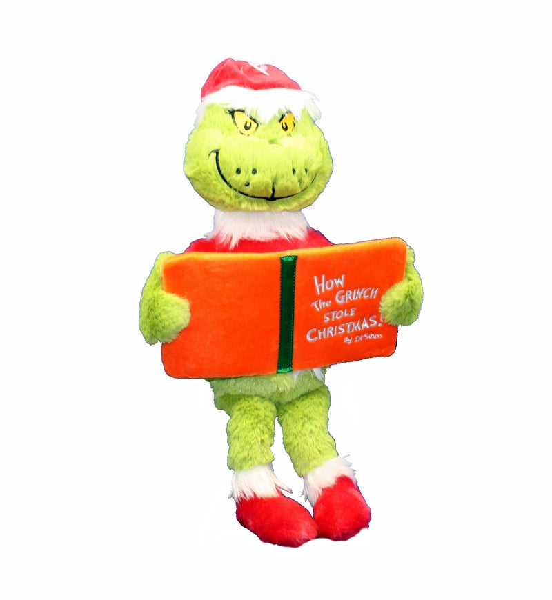 Storytime Grinch Plush - The Country Christmas Loft