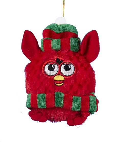 Furby Plush Mini Ornament - Red - The Country Christmas Loft