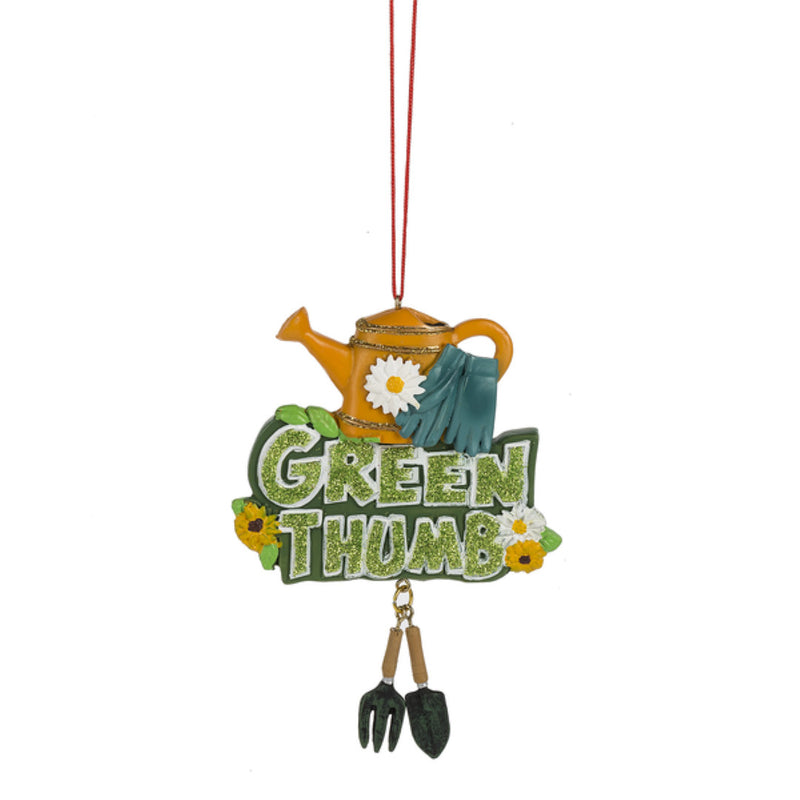 Green Thumb - Gardening Ornament - The Country Christmas Loft