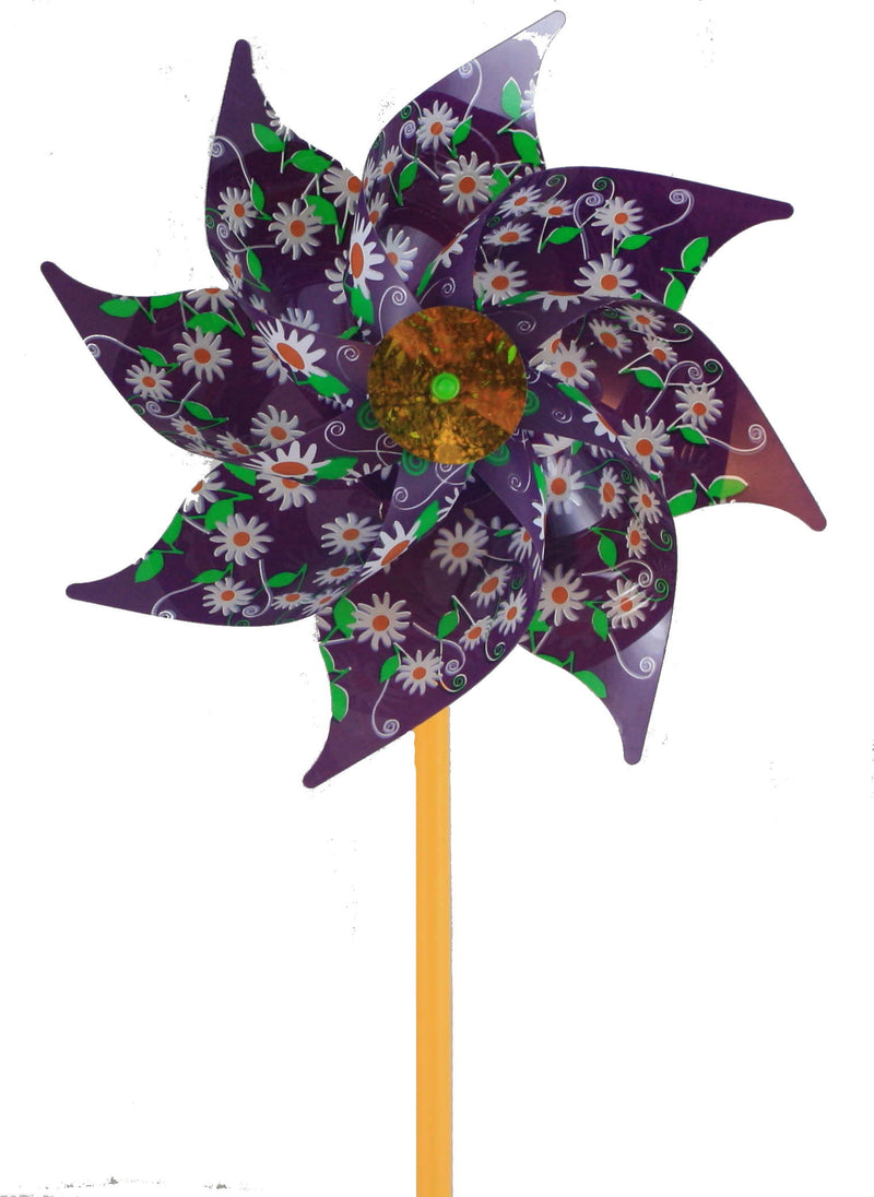 PVC Pinwheel - Violet Floral - The Country Christmas Loft