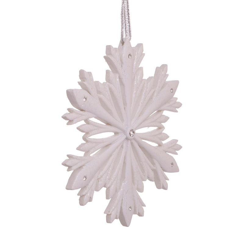 Elegant Snowflake Ornament with Swarovski Elements - The Country Christmas Loft