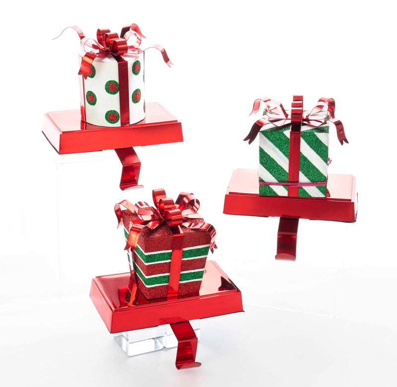 Gift Box Stocking Hanger -