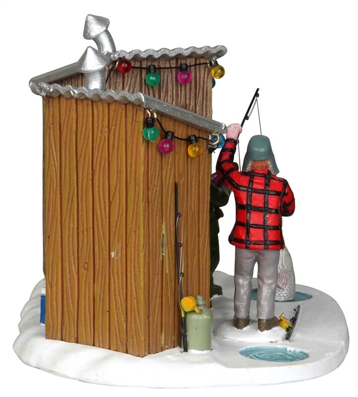 Friendly Competition Fishing Shacks - The Country Christmas Loft