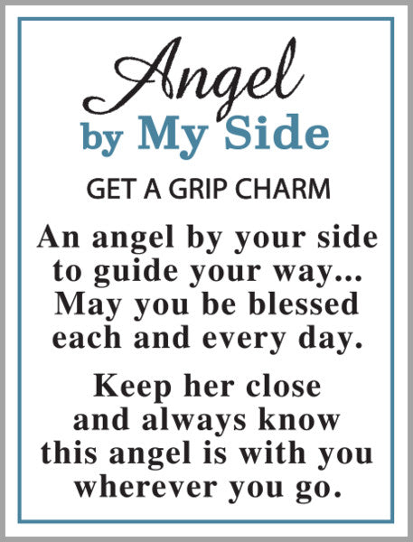 Get a Grip Charm - Angel By My Side - The Country Christmas Loft