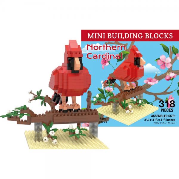 Mini Building Blocks - Cardinal - The Country Christmas Loft