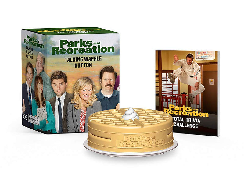 Parks and Recreation: Talking Waffle Button - The Country Christmas Loft