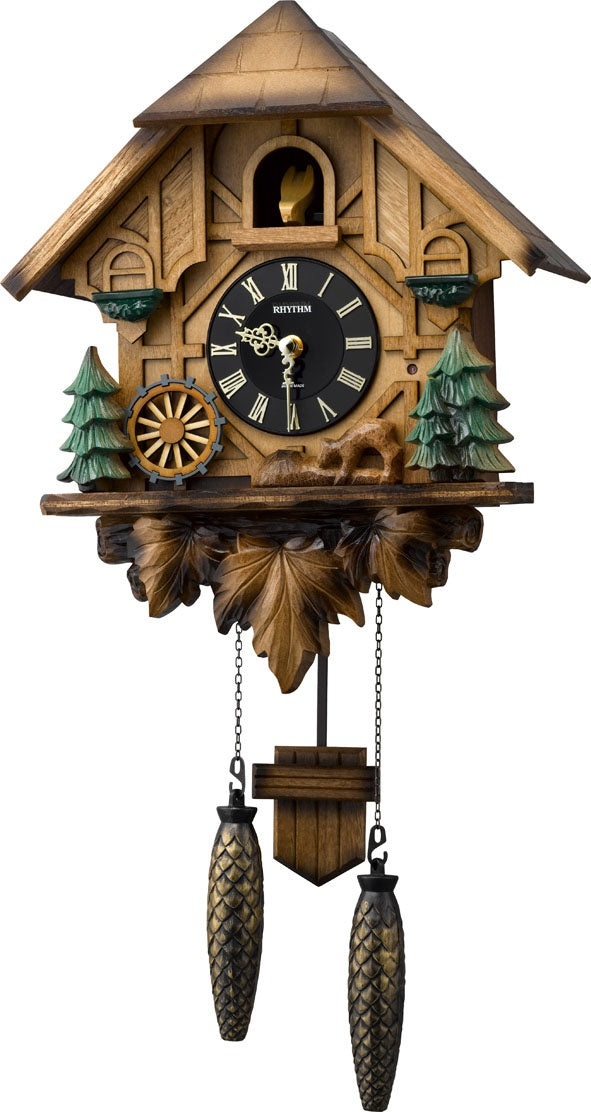 Rhythm Clock Aleman Cuckoo Clock - The Country Christmas Loft