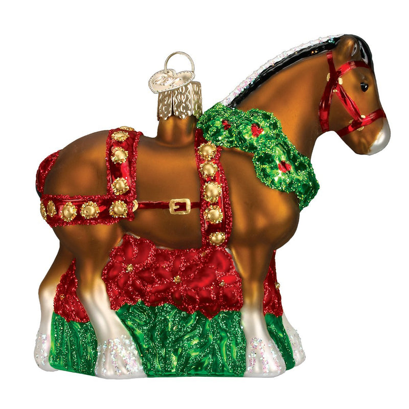Old World Christmas Holiday Clydesdale - The Country Christmas Loft