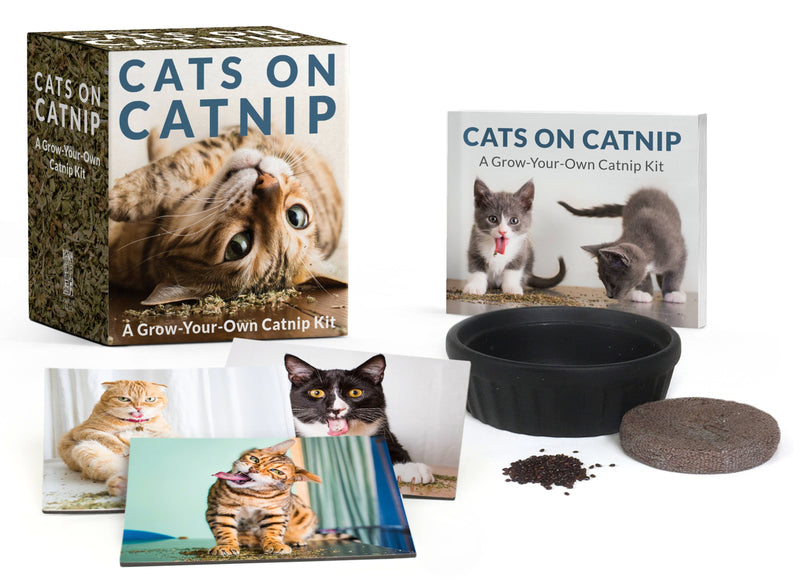 Cats on Catnip: A Grow-Your-Own Catnip Kit - The Country Christmas Loft