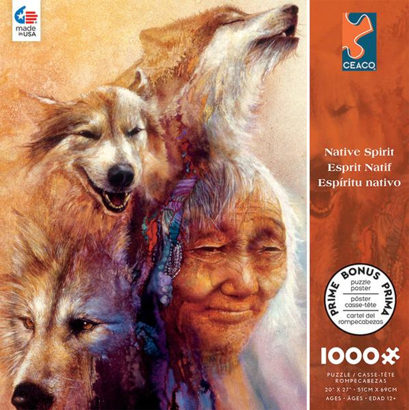 Native Spirit - Medicine Woman - 1000 Piece Puzzle - The Country Christmas Loft