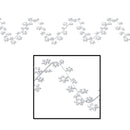 Gleam And Flex Snowflake Garland - 25 Feet