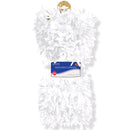 6 Ply Metallic Festooning Garland - White