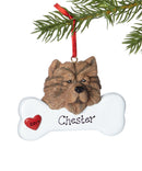 Special Breed Dog Bone Ornament - Chow Chow - The Country Christmas Loft