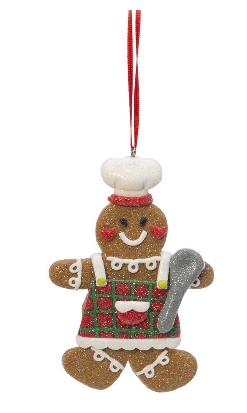 Clay Dough Gingerbread Ornament - Girl