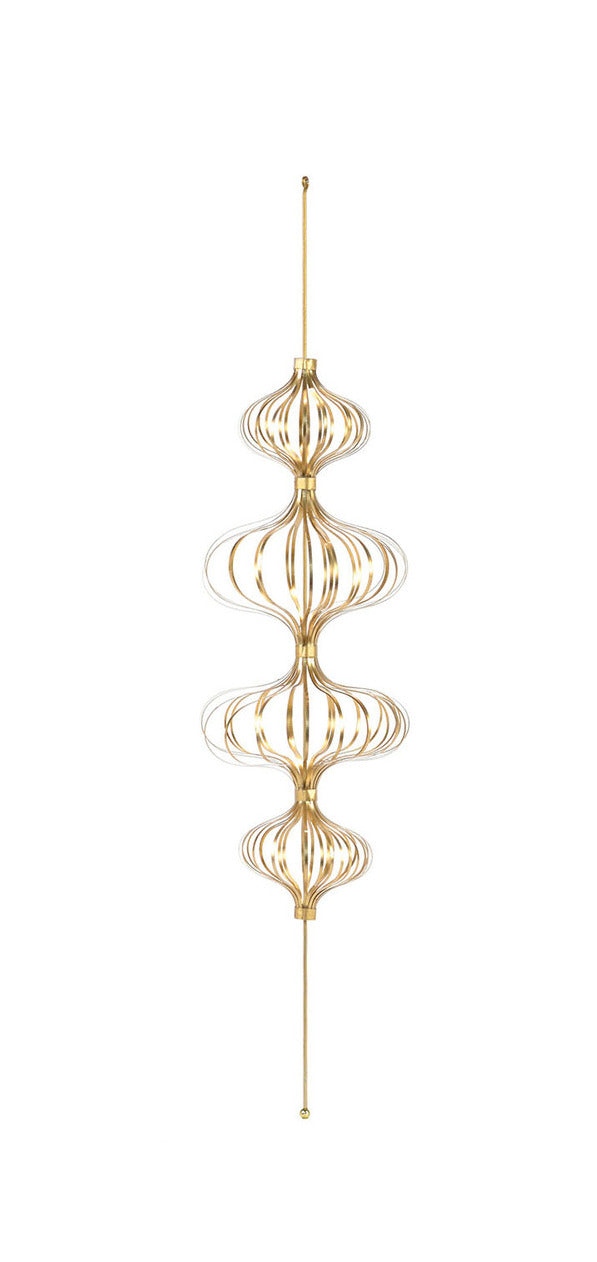Gold Spinial Ornament - Medium