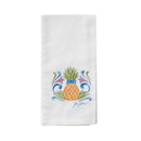 Embroidered Tea Towel - Pineapple - The Country Christmas Loft
