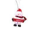 Cozy Snowman Ornament (Letters A - F) - - The Country Christmas Loft