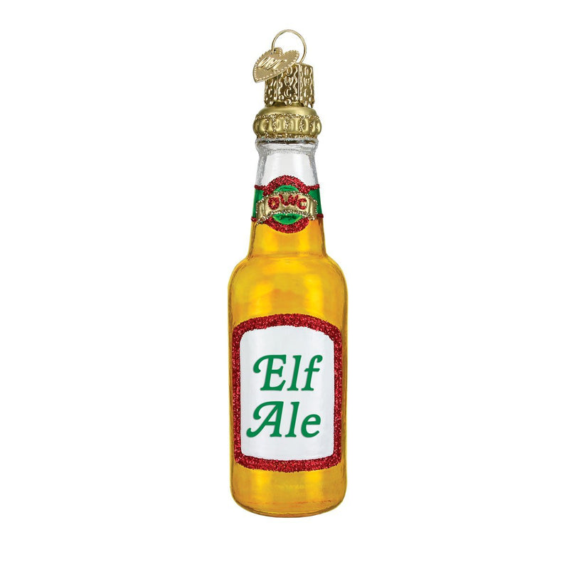Beer Bottle (A) - Elf Ale - The Country Christmas Loft