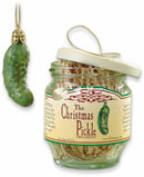 Roman 2-Piece Exclusive Christmas Pickle And Decorated Glass Jar Hanging Ornament, 1.5-Inch - The Country Christmas Loft