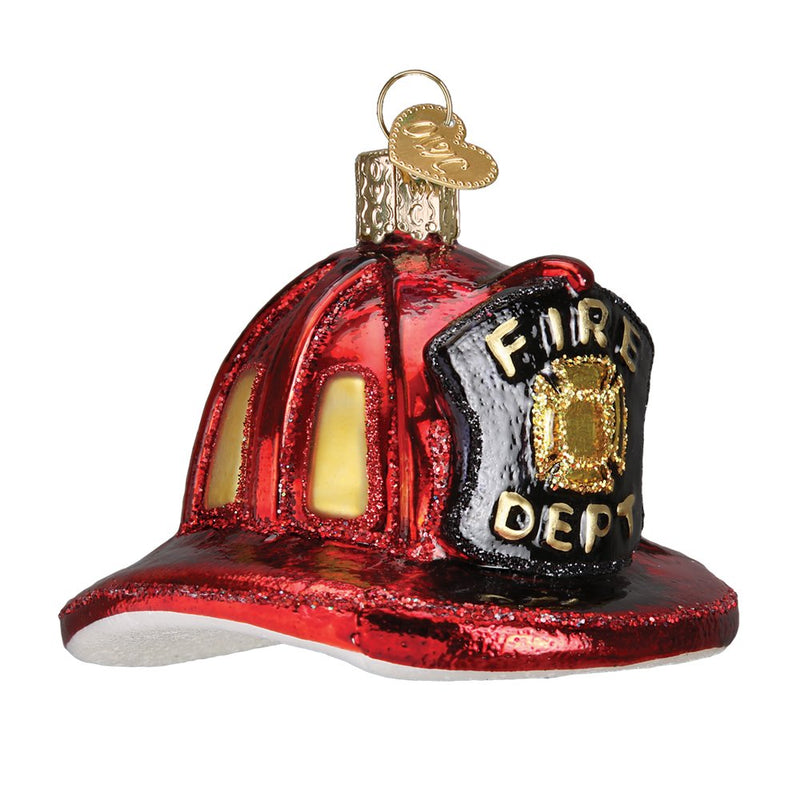 Firemans Helmet Ornament - The Country Christmas Loft