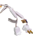 50-Light 5mm Multi-Color Twinkle LED White Wire Light Set - The Country Christmas Loft