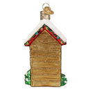 Old World Christmas Holiday Outhouse Ornament - The Country Christmas Loft