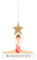 Gymnastic Girl Ornament - - The Country Christmas Loft