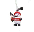 Cozy Snowman Ornament (Letters A - F) - - The Country Christmas Loft