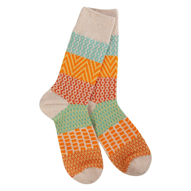 Weekend Collection Gallery Crew Sock - Wheat - The Country Christmas Loft