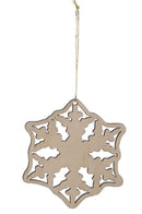 Laser Cut Wood Snowflake Ornament - - The Country Christmas Loft