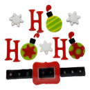 Window Gel Clings - Ho Ho Ho Santa Belt - Christmas >> Decor - by Alef
