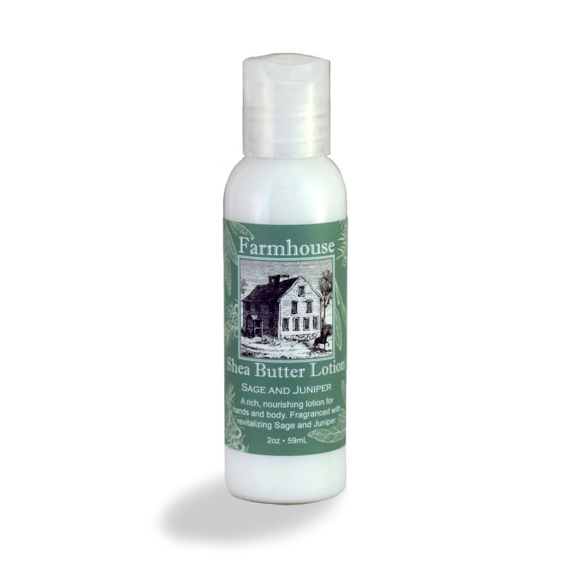 Farmhouse Hand Lotion - Sage and Juniper 2 Ounce - The Country Christmas Loft