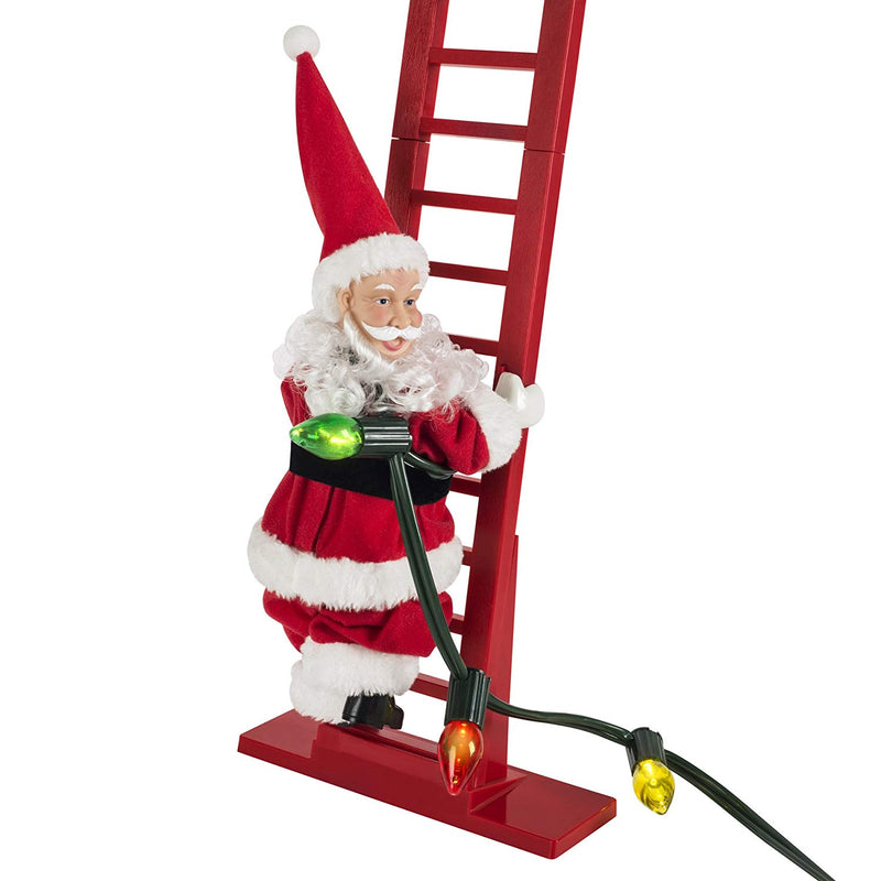 Mr. Christmas Super Climbing Santa Figurine - The Country Christmas Loft