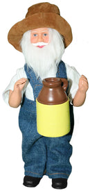 9 inch Moonshine Santa Ornament - The Country Christmas Loft
