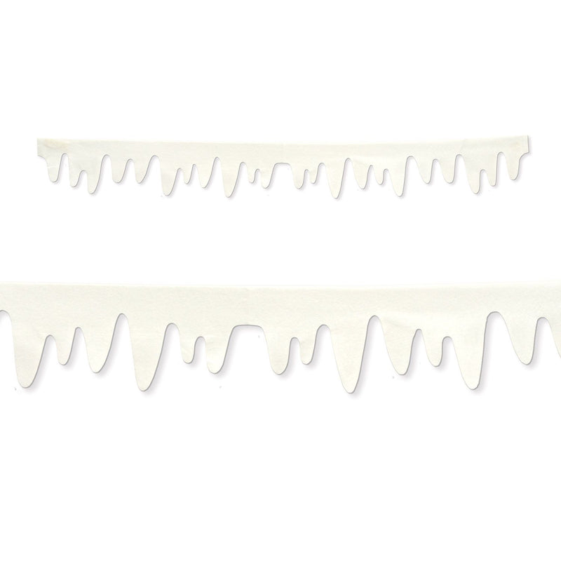 Fabric Icicle Garland - 4 Feet Long - 2 Pack
