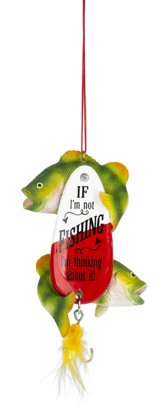 Fishing Ornaments - If I'm Not Fishing -Lure - The Country Christmas Loft