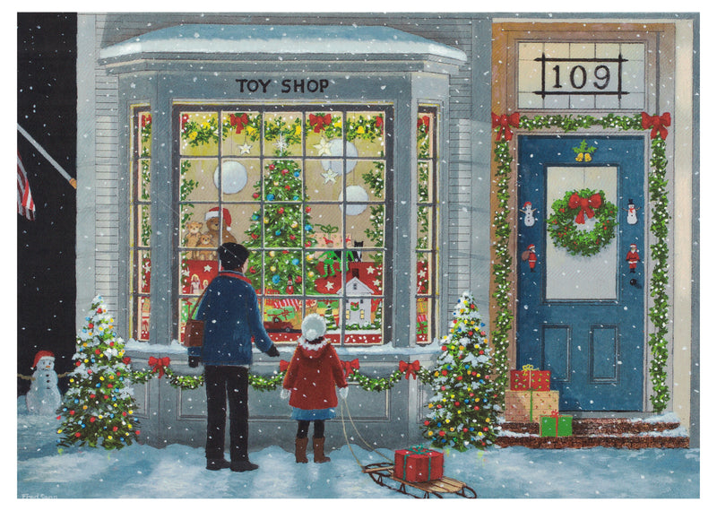 Fred Swan Holiday Boxed Greeting Cards - Tis The Season - The Country Christmas Loft