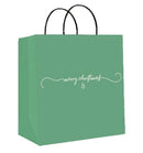 Kraft Jumbo Square Christmas Gift Bag - Merry Christmas - The Country Christmas Loft