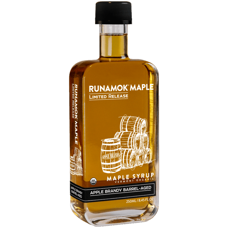 LIMITED RELEASE Apple Brandy Barrel-Aged Maple Syrup 250ml - The Country Christmas Loft