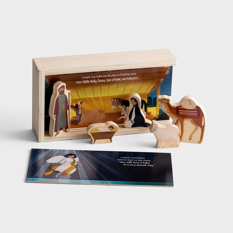 Jesus Is Born - Biblebox Nativity Set - The Country Christmas Loft