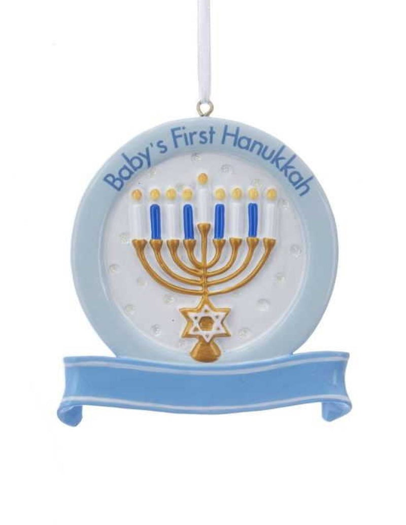 Baby's First Hanukkah Ornament - The Country Christmas Loft