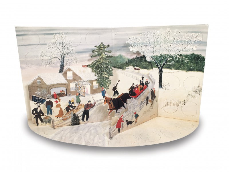 Grandma Moses Pop Up Advent Calendar - The Country Christmas Loft