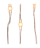 50-Light Battery-Operated Classic White Superbright LED Light Set - The Country Christmas Loft