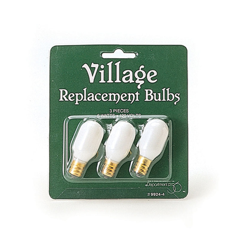 Village Replacement Light Bulb 3 Pack - The Country Christmas Loft