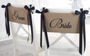 Bride/Groom Chair Sash - The Country Christmas Loft