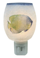 Glass Nightlight - Water Color Fish - - The Country Christmas Loft
