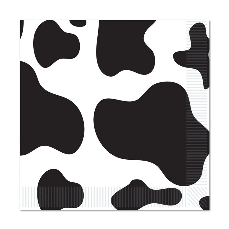 Cow Print Lunch Napkin