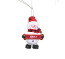 Cozy Snowman Ornament (Letters A - F) - - The Country Christmas Loft