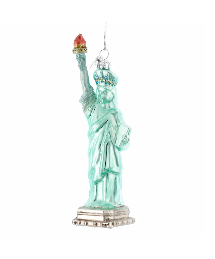 Statue Of Liberty Glass Ornament - The Country Christmas Loft